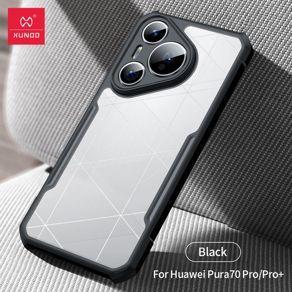 Xundd For Huawei Pura 70 Ultra Case For Huawei Pura70 Pura 70 Pro Pro+ Phone Cases Transparent Cover Shockproof Protective Case