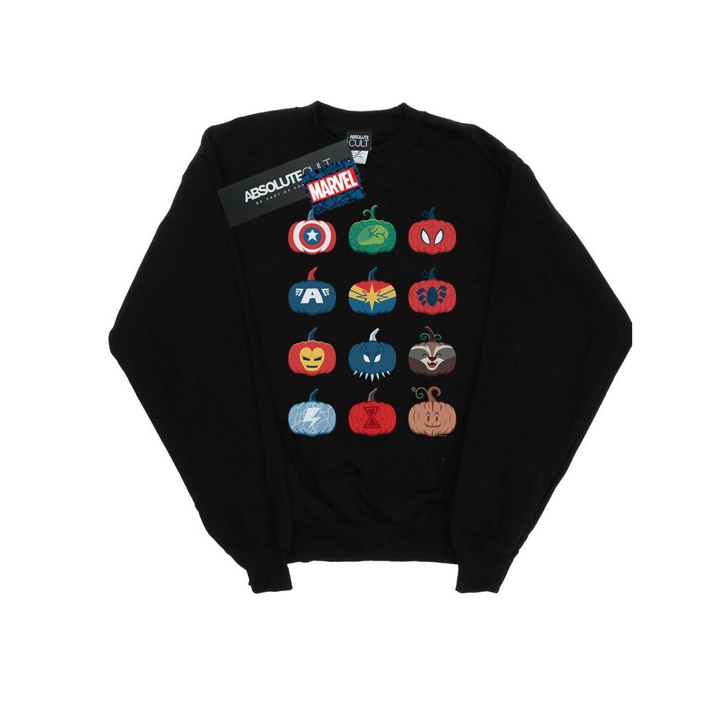 Marvel Mens Avengers Pumpkin Icons Sweatshirt