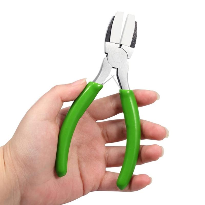 Essential Tools for Jewelry Making Nylon Nose Pliers Needle/Flat/Bent Nose Pliers Versatile Bail Making Pliers Ornament