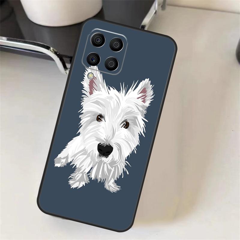 West Highland Terrier Westie Case For Samsung Galaxy M20 M21 M23 M31 M11 M54 M14 M34 M13 M52 M32 M12 M16 M36 M56 M15 M55