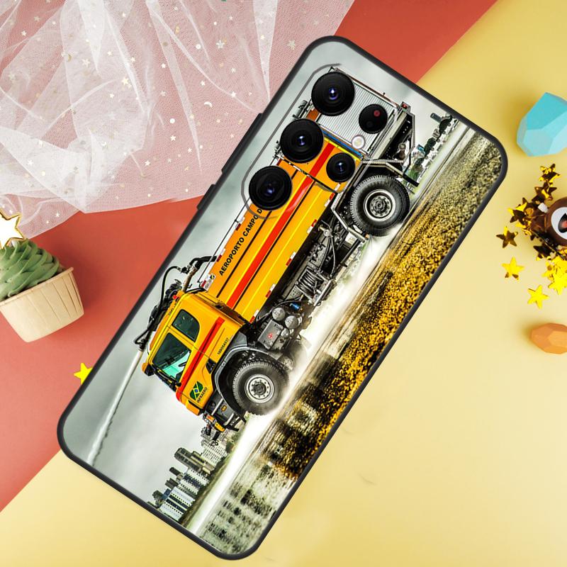 Fire Truck Phone Case For Samsung Galaxy S25 FE S23 S21 S20 S22 S24 S26 Ultra S10 S26 Plus Cover Coque