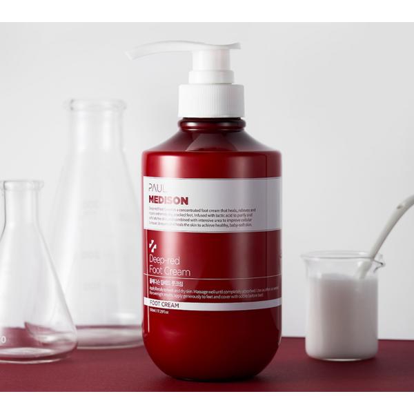 Paul Madison Deep Red, высокоувлажняющий крем для ног для ухода за омертвевшей кожей, большой емкости, 510 мл, 1 шт.