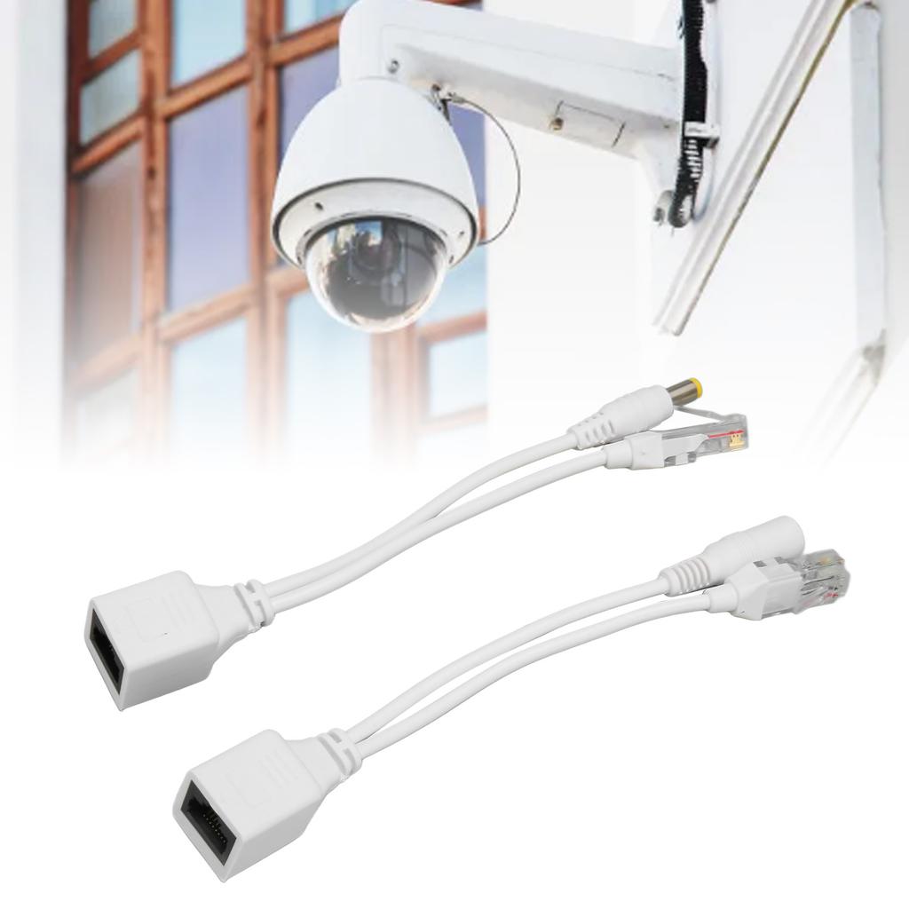 12V POE Splitter Adapter Stable Easy To Install Plug and Play Waterproof POE Splitter Adapter Male Female for IP Camera