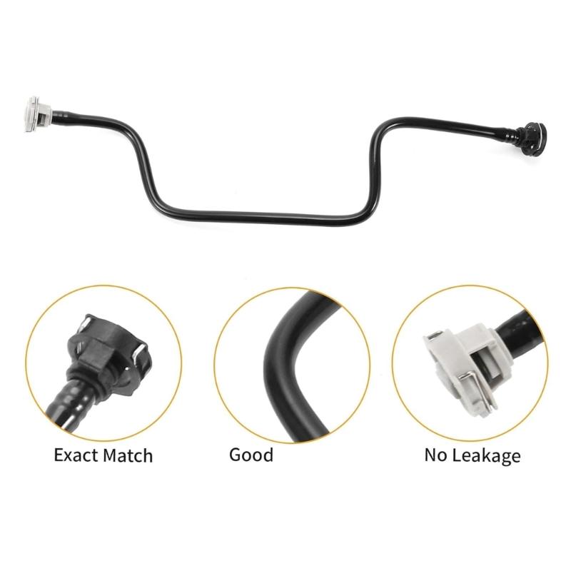 Radiator Overflow Hose Reservoir Line Pipe For 2.0L Engines 2011 2012 Models 8R0121081M ABS Construction