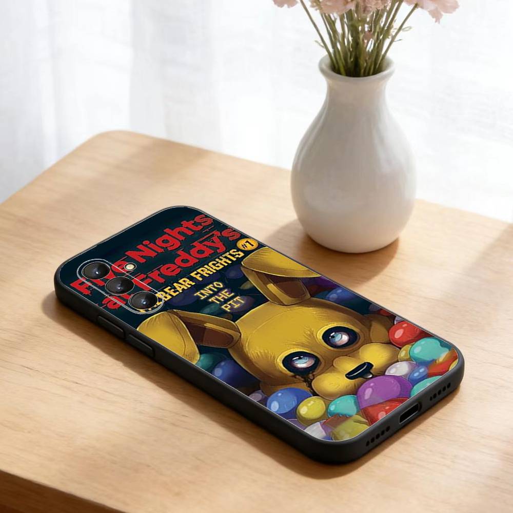 Чехол для телефона Five Nights at Freddy's для Samsung Galaxy A73, A72, A71, A70, A52, A51 Другие Мягкий Черный Чехол