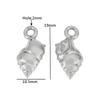 3pcs Lipstick Rabbit Conch Lovers Charms Skull Heart Mushroom Stainless Steel Pendants for DIY Necklace Bracelet Jewelry Making