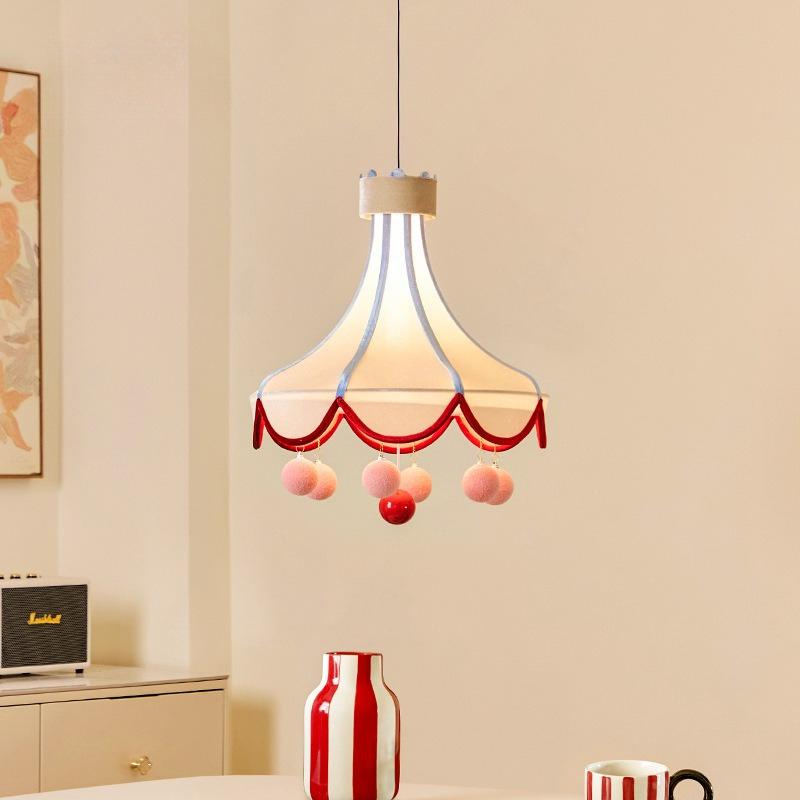 Оригинальный дизайн: Цирковой ретро подвесной светильник, тканевый светильник для спальни, мечтательный светильник для детской комнаты