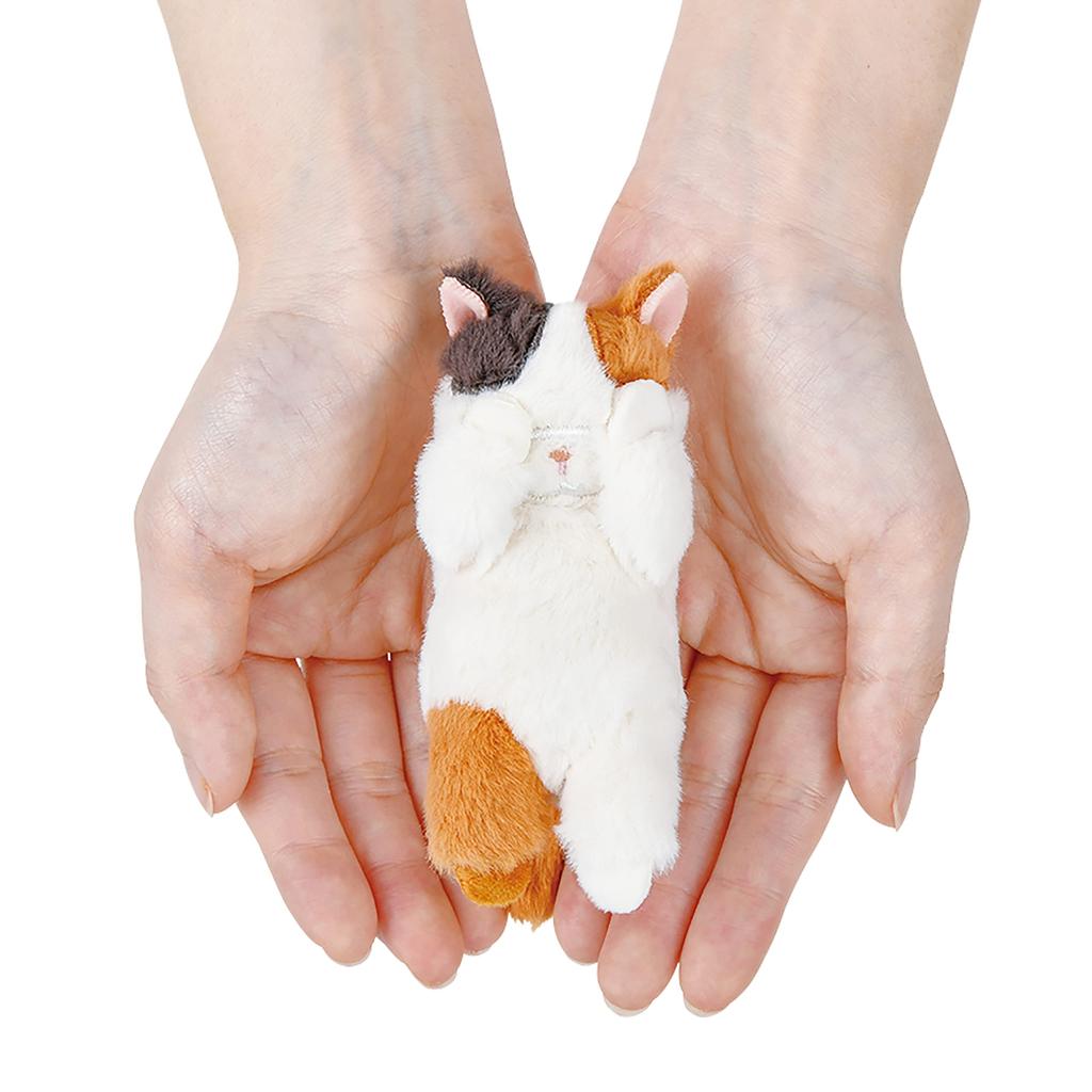 LIV HEART Necked Calico Cat 10cm Cat Keychain Mascot, (approx. long), 17036-11