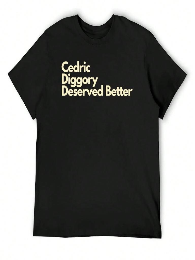 Cedric Diggory T-Shirt Rapper Graphic Tees Essential T Shirt Customizeds Men Clothings