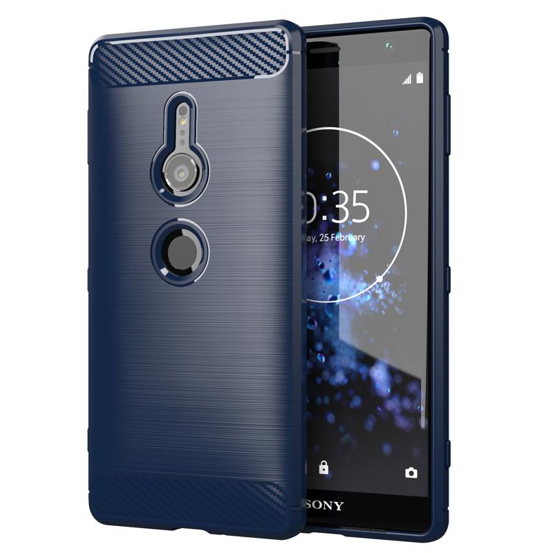 Protective Phone Cover for Sony Xperia XZ2 Shockproof Silicone Cases for Sony Xperia XZ2 Flexible TPU Rubber Case Coque Fundas