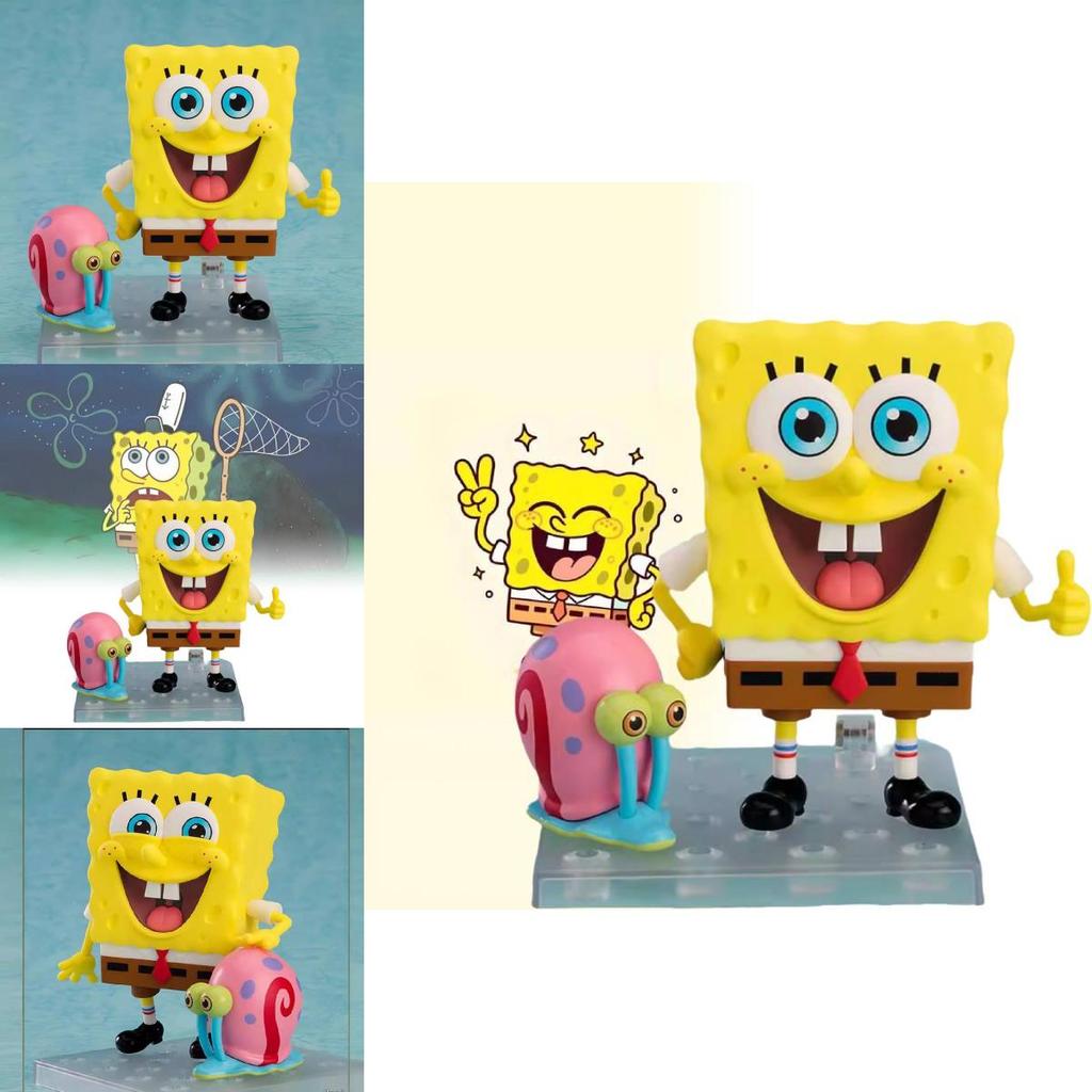 Adorable 14cm Spongebob Squarepants Pvc Action Figure Collectible Model