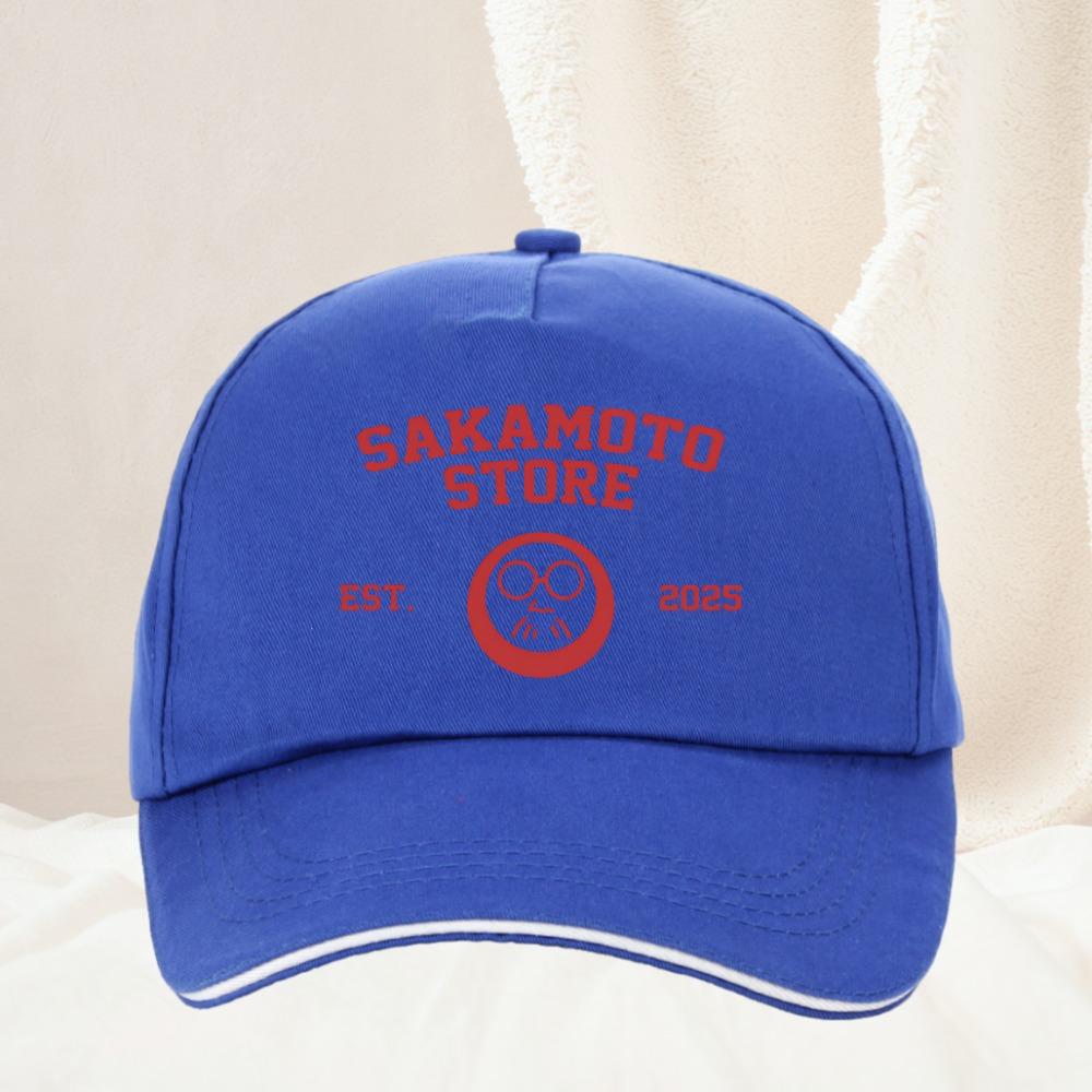Магазин Сакамото EST Бейсболка Мультяшная Унисекс с Печатью Sakamoto Days Летняя Регулируемая Унисекс Кепка Snapback Gorras