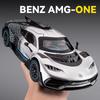 New 1:24 Mercedes-Benz AMG ONE Super Racing Alloy Die-cast Car Model Sound and Light Collectible Hobby Adult Birthday Gift Boy Trendy Toy Ornaments