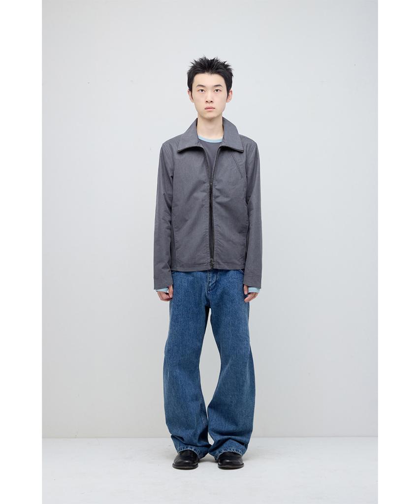 HATCHINGROOM Funnel Neck Jacket Gray