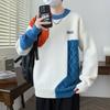 Hot Sale Winter New One-Piece Fleece Thickened Crew Neck Sweater Knitted Loose Sweater