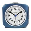 Réveil - Seiko - Réveil En Plastique Bleu Métallisé - Trotteuse Silencieuse - Alarme Électronique - Éclairage