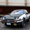 Инициал Ди 1:18 TOYOTA AE86 Trueno JDM Спортивный Автомобиль Металлический Литой Модель Автомобиля Мальчишеский Высокодетализированный Миниатюрный Праздничный Подарок