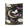 Elegant Purple Butterfly and Moon Hanging Cloth  Wall Decoration Tapestry