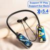 Bluetooth 5.4 Headphones Neckband Earphones Bluetooth Headsets Noise Reduction Earbuds Voice Assistant Ears Back Support TF Play