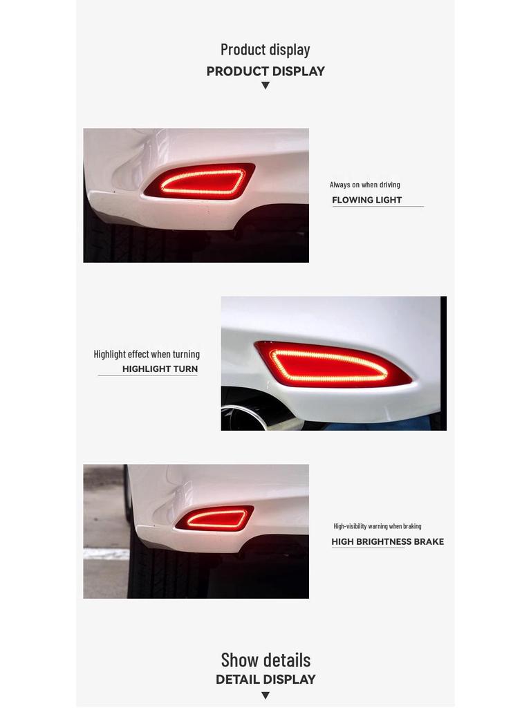 Светодиодные задние бамперные огни для Toyota Camry 2015-2017 - Задние фонари, противотуманные фары и указатели поворота