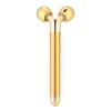 24K Gold Electric Facial Massager Y Shaped Full Body Face Tighten Micro Current Massage Roller