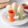 Ceramic Egg Cup Holders Candy Color Creative Serving Cups For Kitchen Egg Holder Cup Breakfast Banquet Eggs Supplies