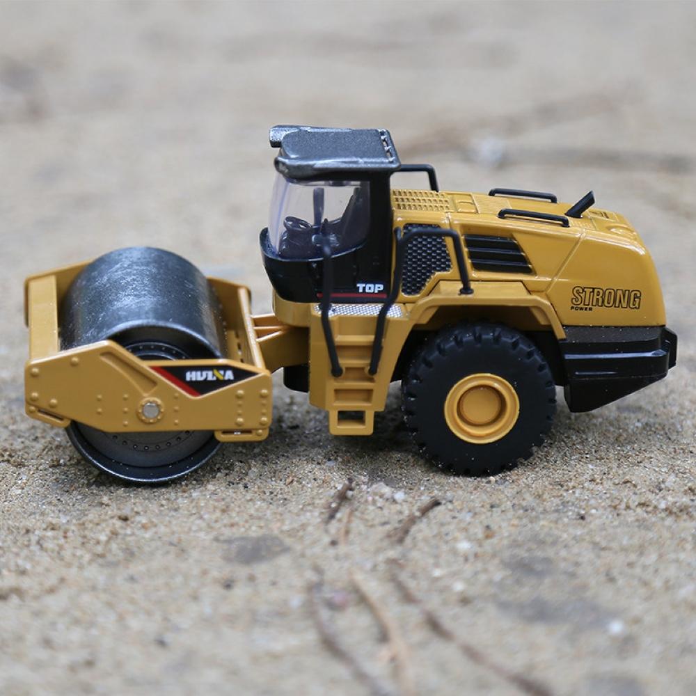 non-toxic 1/50 Scale High Simulation Alloy Toys Die-cast Pattern Hydraulic Navvy Loader Bulldozer Engineering Construction Car children Gifts