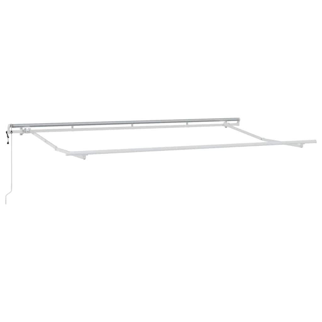 Retractable Awning Blue 400 x 200 cm Fabric