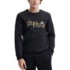 Fila X Rousseau Серия Наследие Модный Простой Удобный Свитшот с Круглым Вырезом Мужской свитшот Черный F11M448219F-BK