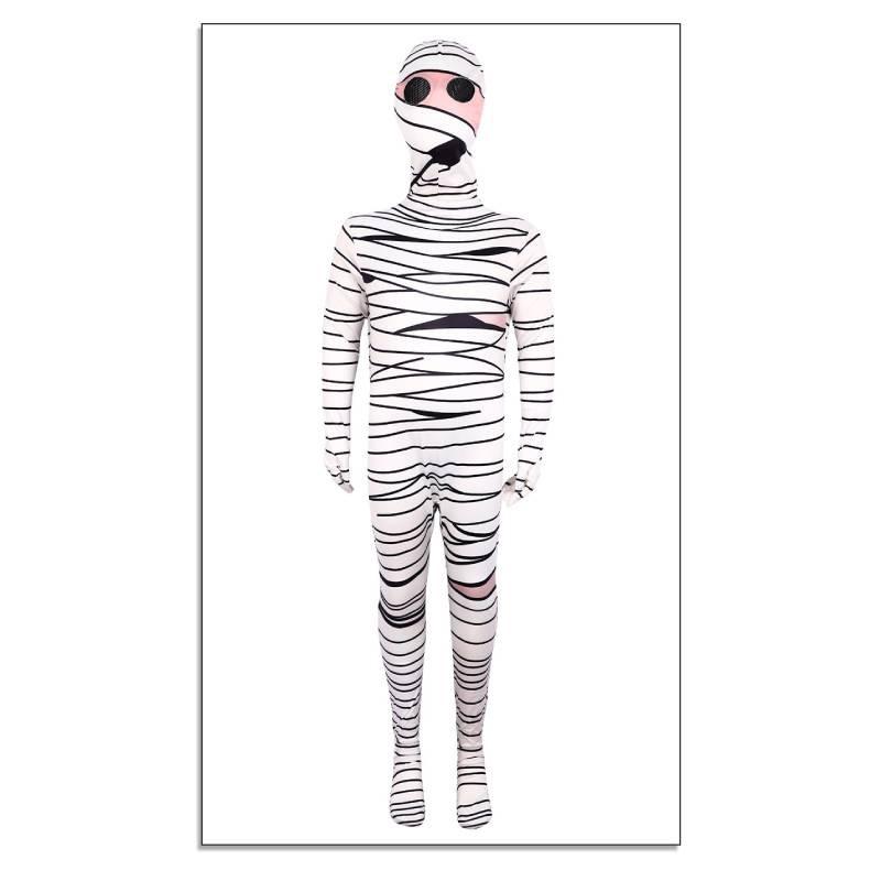 Mummy Cosplay Clothing Party Perform Stage Performance Drama Activity Bodysuit
