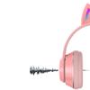 Беспроводные Bluetooth-наушники 2023 года с подсвечивающимися кошачьими ушками, милая беспроводная спортивная стереогарнитура для женщин, наушники с кошачьими ушками, 5.0, LED, сверкающие,