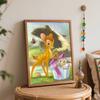 Disney DIY Bambi Thumper Oil Painting Art Painting Kit Home Wall Decor Handmade Gift for Living Room Wall Art Decor for Bedroom Wall