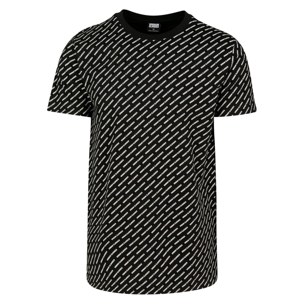 Urban Classics Mens All Over Logo T-Shirt