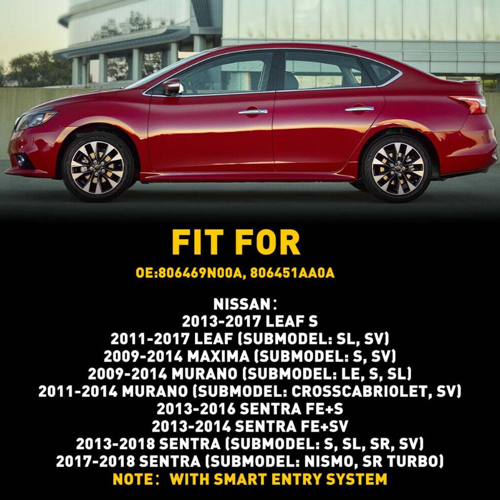 Водонепроницаемая крышка наружной ручки двери левая для Leaf Maxima 806469N00A 806451AA0A 12459871 Крышка наружной ручки двери