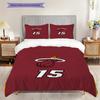 Vibrant Miami Heat Basketball Spirit Three-piece set(1 * duvet cover + 2 * pillowcase, without core)Christmas birthday gift Bedding set