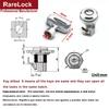 Distribution Box Cabinet Door Switch Control Door Lock Telescopic Rotary Latch Triangular Cylindrical Lock MA097 H
