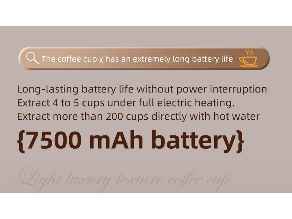 Беспроводная портативная автоматическая эспрессо-кофеварка