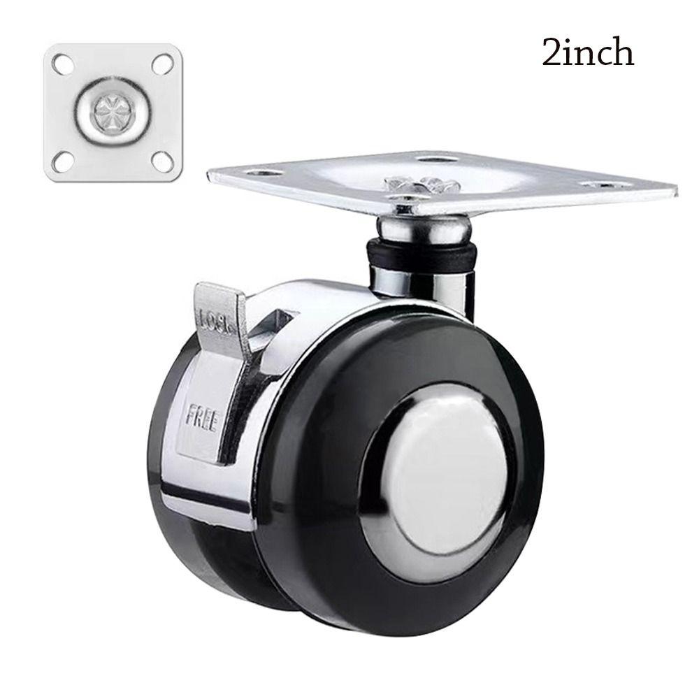 Мягкие резиновые поворотные ролики универсальные универсальные колеса мебельные ролики колеса для детской тележки