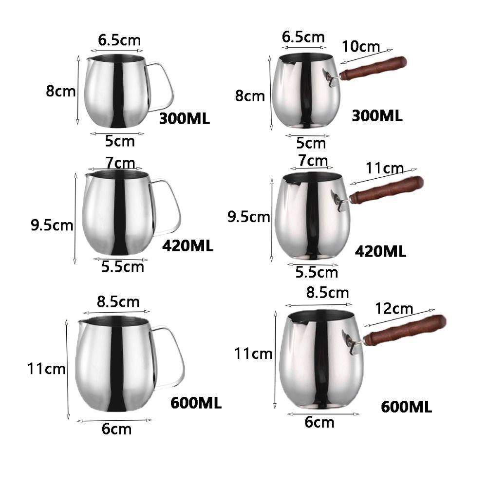 300мл/420мл/600мл Турка с носиком Кофеварка Молочник Чашка для латте-арта Мокко