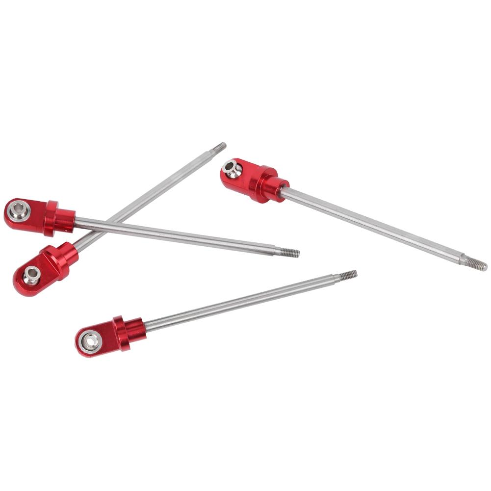 RC Steel Shock Shafts with Rod Ends Fit for TRAXXA 1Celsius5 X MAXX Truck(Blue )