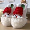 Funny Clown Couple Cotton Slippers Women's New Winter Men's Cotton Shoes Indoor and Outdoor Wear Thick Soles Increase