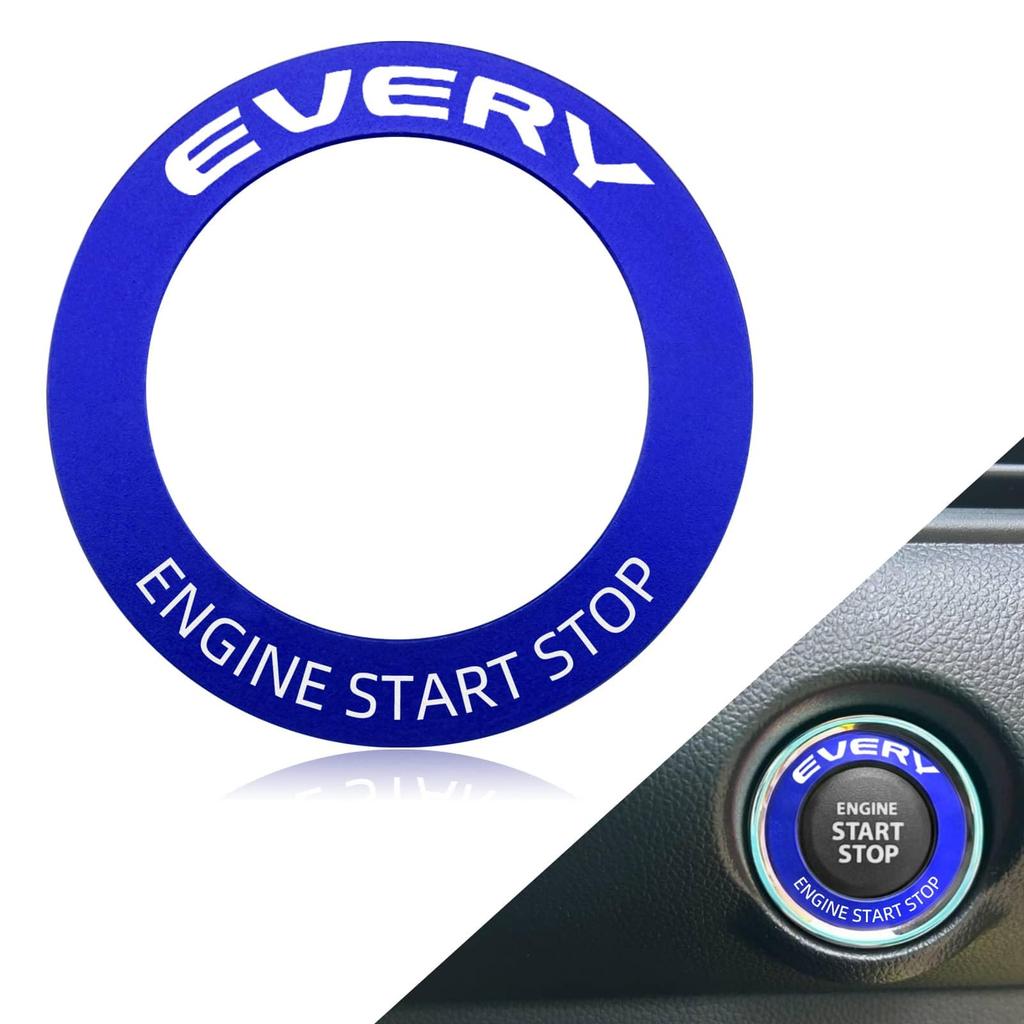 Кольцо кнопки запуска двигателя Suzuki Everyday DA17W DA17V, крышка из алюминиевого сплава, термостойкая двухсторонняя