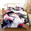 3D Print Anime Kawaii Girls Ōokami Mio Bedding Set Single Twin Full Queen King Size Bed Set Adult Kid Bedroom Duvet Cover Sets