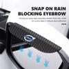 sgjkp3 For Volvo 2pcs Car Rearview Mirror Rain Eyebrow Snap on Rain Blocking Cover V50 S60 XC60 S40 XC40 XC90 V70 XC70 C30 V40 V60