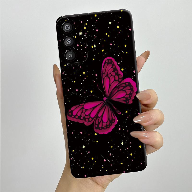 Phone Case for Samsung Galaxy M15 5G F15 5G Fashion Painted Half-wrapped Case Soft Silicon Cases E156 M156 Protection Back Cover