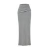 Pure Desire Style Sexy Slim Fit 2-Piece Set Long Sleeve T-Shirt Flare Pants / Midi Skirt Women