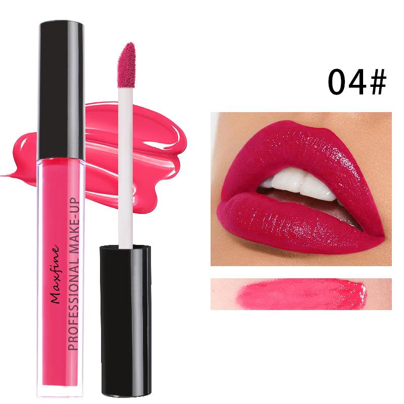 MAXFINE Halloween Lip Glaze Lipstick Without Dipping Cups, Waterproof, Not Discoloration