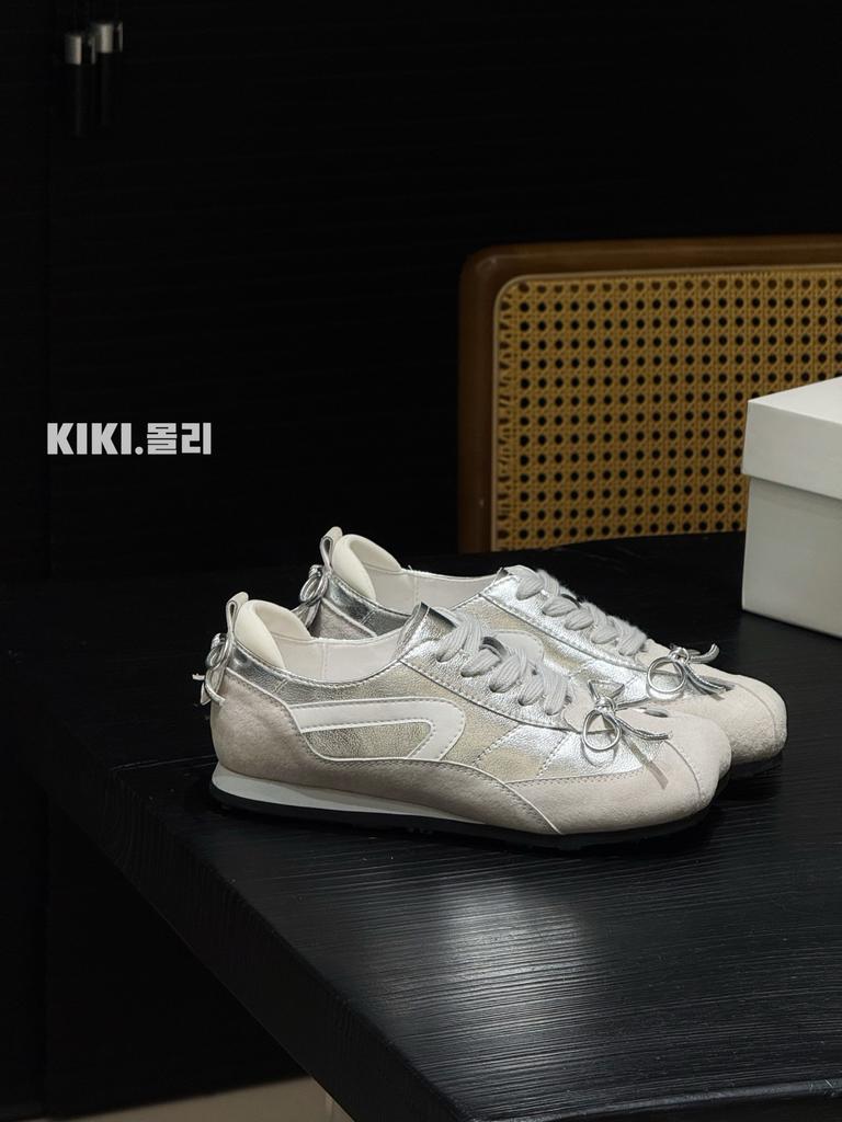 Niche apple head German training shoes women's ins tide 2025 summer new retro design sense color matching casual sports shoes