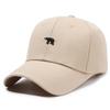 Bear Polar Embroidered Baseball Hat Adjustable Peaked Cap Breathable Hat Gift