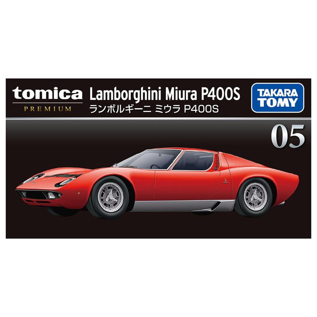 Takara Tomy Tomica Premium 05 Lamborghini Miura P400S Diecast Car Toy 6 and (Ages up)